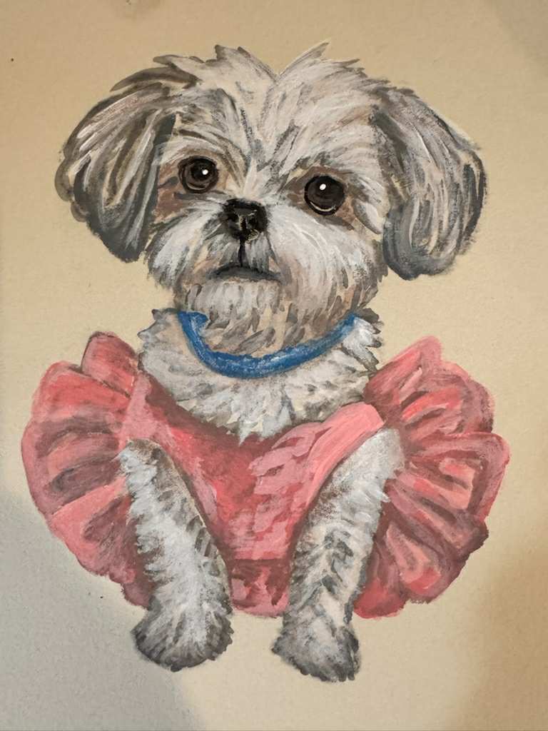 Custom Pet Portrait Painting